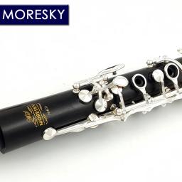 MORESKY-Clarinete Banhado a Prata, Clarinete Bb Ebony Wood, Sib Klarnet, 17 Chaves, M601 - Image 4