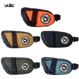 Ulac touring bicicleta selim saco à prova dwaterproof água náilon sela de corrida estrada armazenamento pannier colorido mtb sela bolsa traseira - Image 1