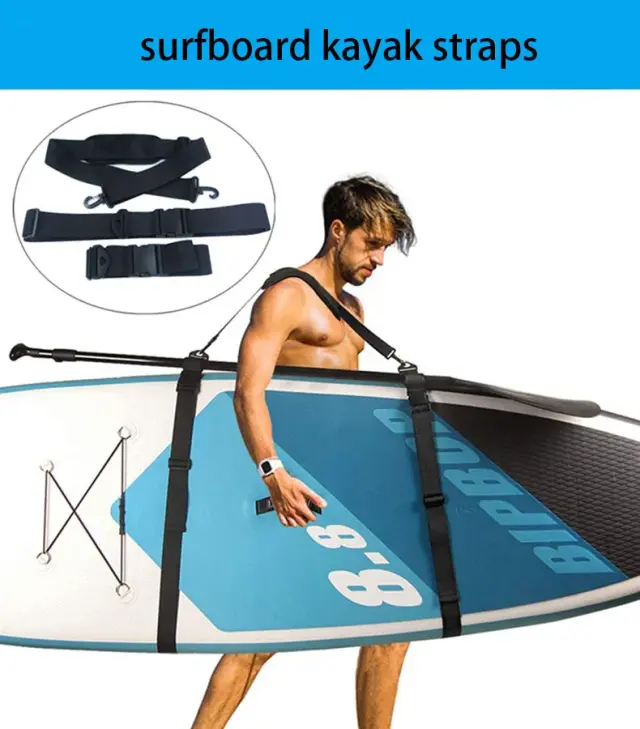 Prancha Ajustável para Ombro com Sling para Stand Up Paddleboard e Atividades Aquáticas Unissex