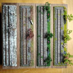 Ho escala 1:87 acessórios de trilho de trem ferroviário brinquedos de metal modelo diy para diorama sem trem1pc - Image 6