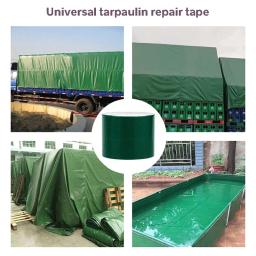 Fita adesiva forte do reparo para a barraca, impermeável, PE, PVC, encerado que conserta, fita gomada, Flim, pano impermeável, fitas - Image 5