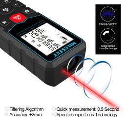 Mileseey medidor de distância a laser roleta eletrônica laser fita digital rangefinder trena metro laser range finder fita métrica - Image 3