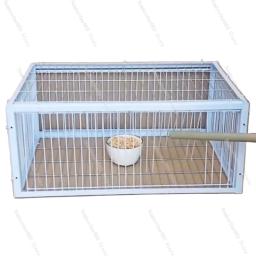 Mid Dobrável Galvanizado Pombo Pássaro Armadilha Gaiola, Pombo Feral, Maneira Humana com A Entrada Só de Ida Armadilha, Pombos Pombas em Gaiolas - Image 1