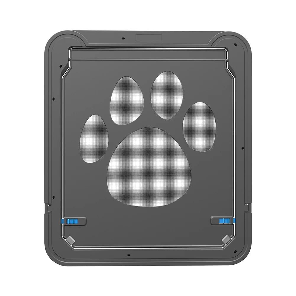 Porta de plástico para pet com aba, porta de 4 vias para gato, cachorro, pet, suprimentos para animais de estimação, pequeno, porta, kit, porta, aba para cães - Image 1