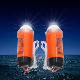 Impermeável Ocean Signal LED Light, Luz estroboscópica de segurança brilhante, Localizador pessoal, Luz marinha, Marinha, 2pcs - Image 3