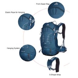 Mochila impermeável leve para homens e mulheres, bolsas de escalada, bolsa de esqui esportiva escolar, bolsa de ciclismo de montanha com chuva - Image 6