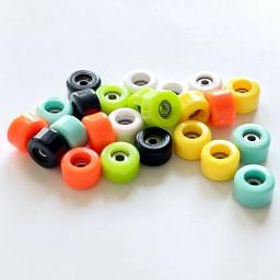 4 pçs nova roda de rolamento profissional pu metal uretano dedo rodas cnc mini dedo skate placa acessório - Image 2