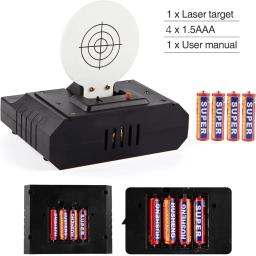 Alvo de treinamento a laser com música e luz, Laser Splatter, Alvo instrutor para tiro reativo - Image 3