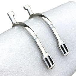 Enghlish esporas de equitação de aço inoxidável equipamento de cavalo esporão de pescoço quadrado de 3 cm - Image 6