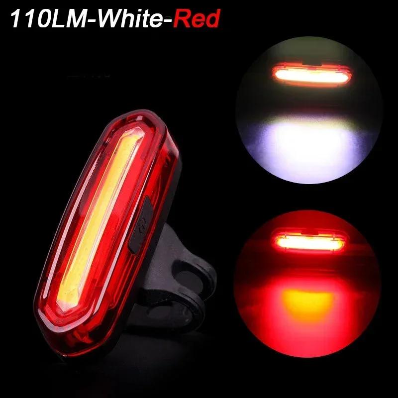 USB recarregável traseira bicicleta cauda luz, lanternas traseiras brilhantes, caber em qualquer bicicleta, fácil de instalar, ciclismo luzes de segurança, acessórios - Image 1