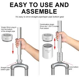 TOOPRE-Bicicleta Headset Pressione Fit e Remover Ferramenta, Semi Integrado Caixa de Direção, Garfo Coroa Espaçador Lavadora, Instalador Driver - Image 5