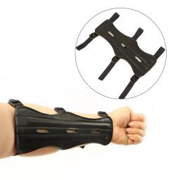 Ajustável Leather Arm Guard, Prática de Proteção, Safe Strap, Braçadeira, Acessórios de Proteção para Tiro com Arco, Caça, Tiro, 1Pc - Image 1