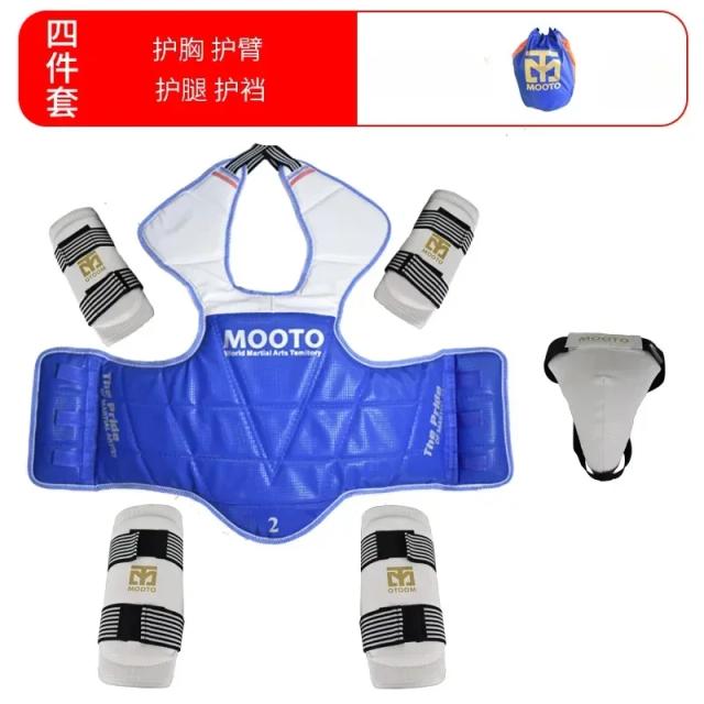 Conjunto Completo de Equipamento de Proteção para Taekwondo e Boxe Infantil para Competição e Treinamento de Combate Real