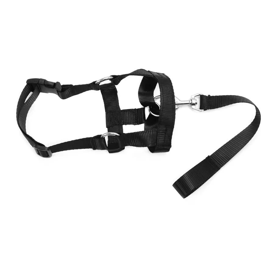 Ajustável Anti-morder Pet Focinho, Focinho Do Cão, Nariz Máscara De Cabelo, Conjunto De Tração, Cinto De Treinamento - Image 1