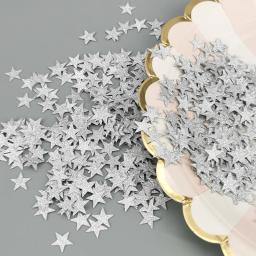 Confete Glitter Stars, Estrelado, Dourado, Prata, Rosa, Casamento, Festa de Aniversário, Árvore de Natal, Mesa Desert, Decoração de Presentes, 1cm, 1000Pcs - Image 3