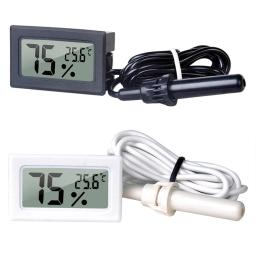 FY-12 Mini termômetro digital higrômetro medidor testador sonda incubadora aquário temperatura medidor sensor detector de umidade - Image 1