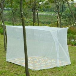 Grande Mosquiteiro Branco para Camping, Viagem ao ar livre, Tenda portátil à prova de insetos, Dormir quarto interior - Image 1