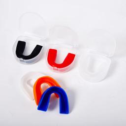 Protetor bucal para dentes esportivo, proteção profissional para os dentes contra impacto para boxe, basquete, proteção de goma de grau superior, 1 conjunto - Image 1
