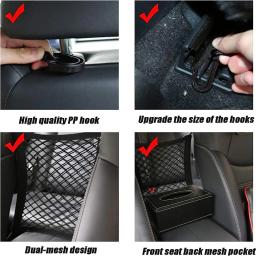 Pet Car Barreira com Malha de Segurança Automática, Dog Car Barrier, Saco De Armazenamento, Guarda Traseira, Protector Net - Image 2