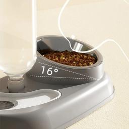 HOOPET-Pet Feeder and Drinker Set, Tigelas de água potável, Alimentação para cães pequenos, Gatos e Cães Suprimentos - Image 4
