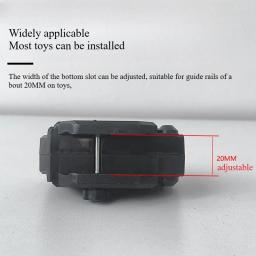 Vista peças táticas crianças brinquedo arma acessórios lanterna escopo montagem 20mm ferroviário - Image 5