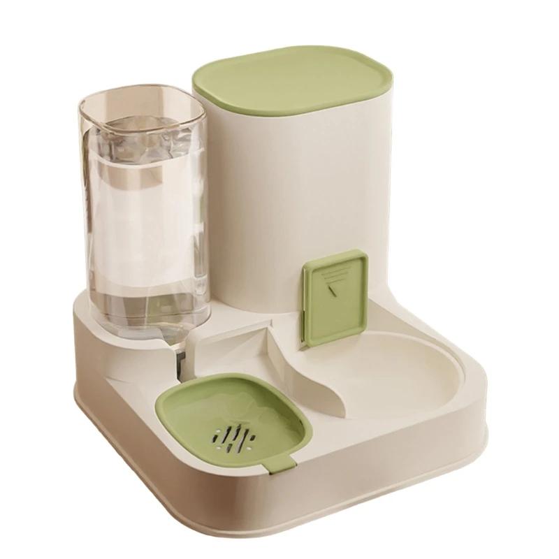 Conjunto alimentadores automáticos para animais estimação e dispensador água 2 1 Conjunto alimentadores e para - Image 1