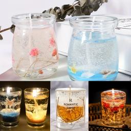 Cera de geléia transparente para artesanato DIY, vela fazendo materiais, matéria-prima, vela fazendo suprimentos, 100g - Image 3