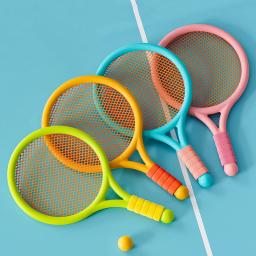 Raquetes leves de badminton para crianças, raquetes de tênis com bolas para jogos familiares, brinquedo infantil - Image 2