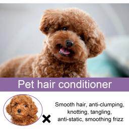Condicionador de Cabelos para Cães e Gatos, Creme Skim Gentil para Cães, Fofo, Cabelos Peludos, Multifuncional, 50ml - Image 4