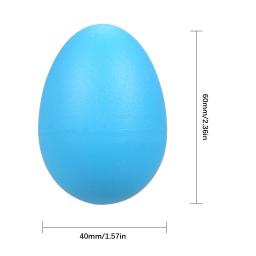 Egg Shakers Instrumentos musicais para crianças, brinquedos de plástico, Easter Egg Shaker para aprendizagem, percussão, pintura DIY, 12 peças - Image 6