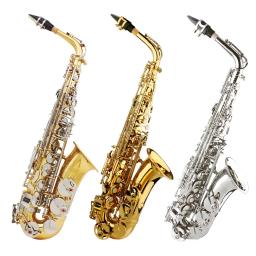 SLADE-Saxofone de bronze com Case, E Sax Plano, Saxofone Alto, Instrumento de Sopros, Reeds Bocal, Luvas, Peças e Acessórios - Image 2