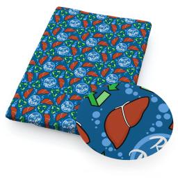 Tecido de algodão puro com ossos dentes impressos para DIY, material de poliéster para saúde enfermeira e médico, patchwork tecido, costura e quilting, bordado - Image 2