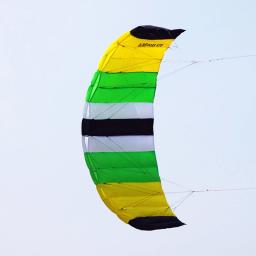 Dual Line Stunt Flying Power Kite, grande Kite macio para adultos, servo Volante, Windsurf Kevlar Line, arco-íris, frete grátis - Image 4