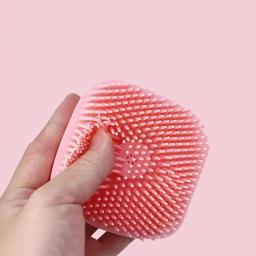 Pet escova de banho com sabonete e shampoo dispensador, gato massagem pente, cerdas macias grooming scrubber, pet fornecimentos, cães e gatos - Image 6