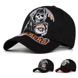 Bonés de beisebol bordados SAMCRO unissex ao ar livre ajustável primavera e outono chapéu protetor solar casual - Image 1