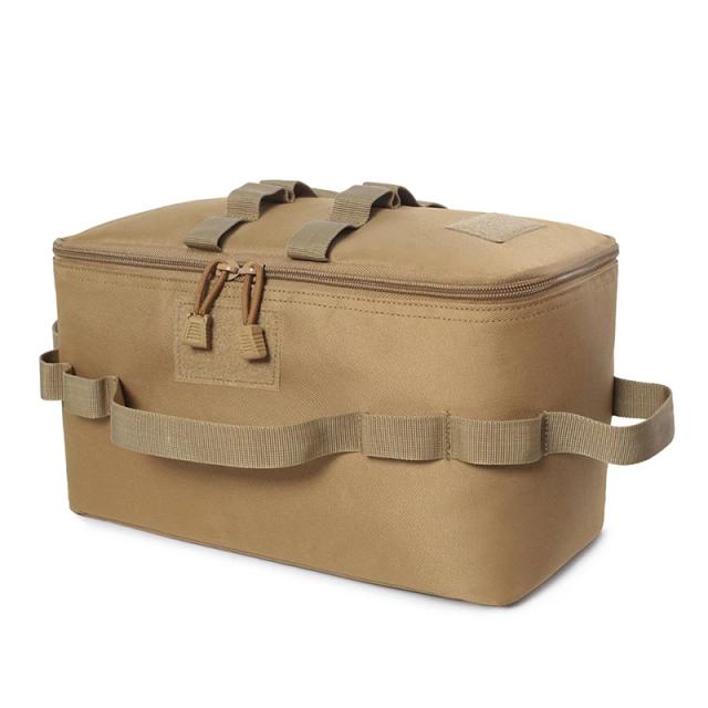 Outdoor Camping Gás Tank Storage Bag Grande Capacidade Ground Nail Tool Bag Gás Canister Piquenique Panelas Utensílios Kit Bag