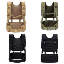 Roupas de caça destacáveis para homens e mulheres, cinto acolchoado, paintball, airsoft, peitoril, treinamento ao ar livre, colete de combate - Image 1