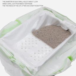 Cat Sifting Litter Bag, Forro de caixa de lixo liso e resistente a rasgo, Super forte, Fácil de limpar Pet Supplies - Image 2