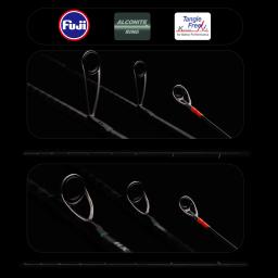 Purelure zero pequena isca luz alto carbono longo jogando vara de pesca em rocha fiação truta haste bfs fundição de pesca ul fluxo baixo - Image 4