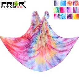 Anti-Gravidade Ombre Yoga Hammock para Crianças, Aerial Yoga Equipamento, Balanço Aéreo, Dispositivo de Tração, Fitness, 4m - Image 5