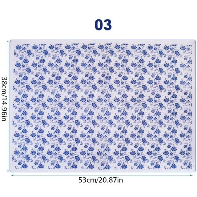 Papel Floral para Transferência em Alta Temperatura - 10 Estilos para DIY em Cerâmica, Polímero e Argila