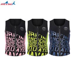 Profissional adultos colete salva-vidas de segurança neoprene resgate wakeboard à deriva pesca wakeboard natação colete salva-vidas - Image 2