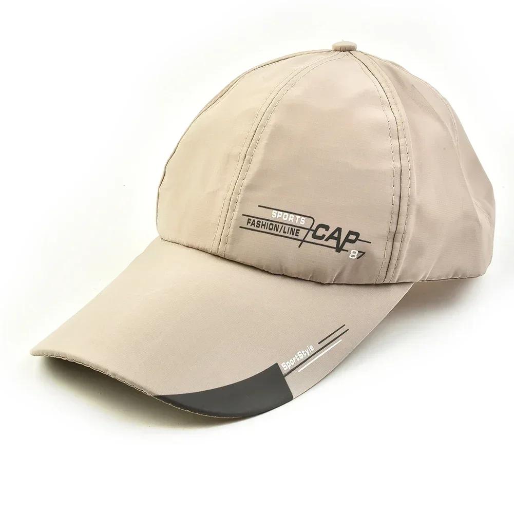 Boné de beisebol de aba longa masculino, roupas de pesca, viseira solar, esportes, chapéu de sol, moda masculina - Image 1