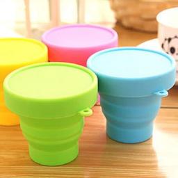 Alta Qualidade Silicone Folding Cup Doces Cor Bebida De Água Copo De Café Viagem Ao Ar Livre Camping Caneca Telescópica Portátil Drinkware - Image 4