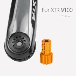 Axi ferramentas de reparo de bicicleta 2 em 1 ferramenta de remoção de tampa de manivela para xtr m9100 suporte inferior ferramenta de remoção de parafuso de manivela - Image 6