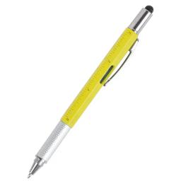 Multi-função Caneta Esferográfica, Chave De Fenda Gradienter, Material De Escritório, Material Escolar, Escala, 6 em 1, 1Pc - Image 6