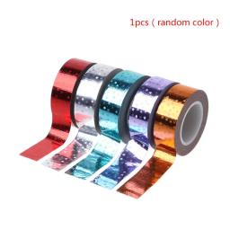 Diy scrapbooking ferramentas aros vara fita adesiva ginástica rítmica decoração holográfica rg prismática glitter fita - Image 1