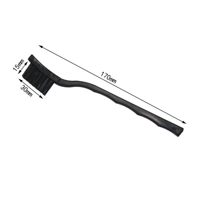 Escova Antiestática para Limpeza de Teclados e Dispositivos Eletrônicos - Ferramenta Segura com Cerdas de Nylon para Veículos e PCs