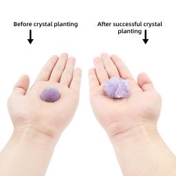 DIY Set Experiência Científica, Brinquedo Tecnologia, Plantação Cristal, Comunicação Pai-Filho, Princípios de Cristalização Química, Diversão - Image 3