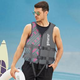 Jaqueta salva-vidas de neoprene para adultos e crianças, flutuabilidade, natação, canoagem, esqui, condução, deriva, esporte aquático - Image 3